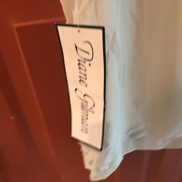 Diane Gilman 100% Silk Sleeveless Blouse w/ Sequin Trim Size L NWT - Picture 6 of 6